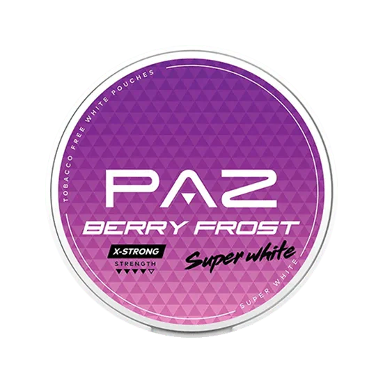 paz berry frost x strong nicotine pouches