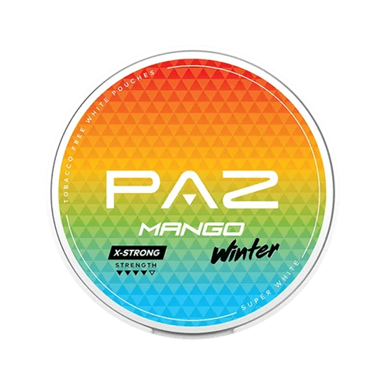 paz mango winter x strong nicotine pouches