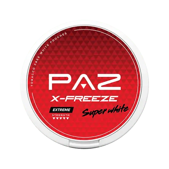 paz x freeze extreme nicotine pouches