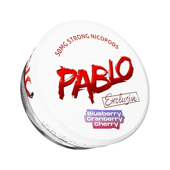 Pablo Exclusive Blueberry Cranberry Cherry - 30mg - blueberry, cranberry, cherry flavour, all-white nicotine pouch by NGP Empire