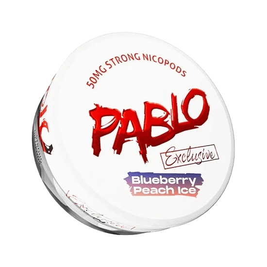 Pablo Exclusive Blueberry Peach Ice - 30mg - blueberry, peach flavour, all-white nicotine pouch by NGP Empire