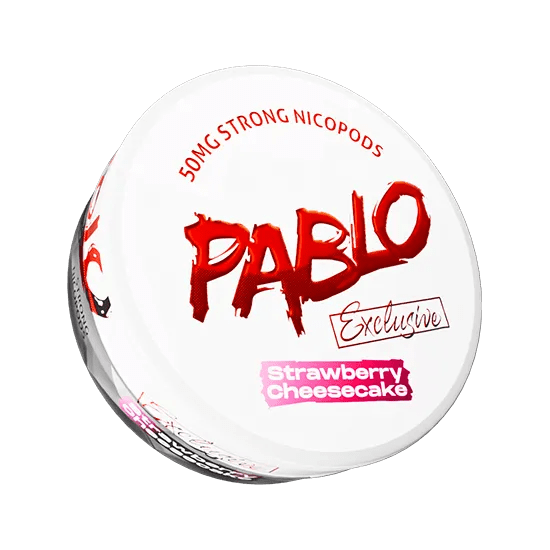 pablo exclusive strawberry cheesecake - 50mg nicotine pouches