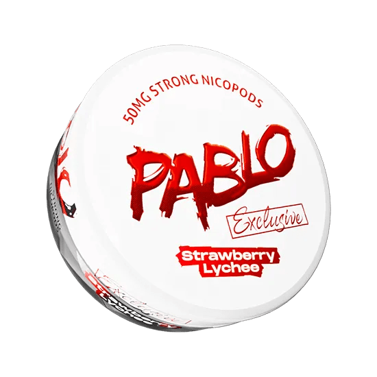 pablo exclusive strawberry lychee - 50mg nicotine pouches