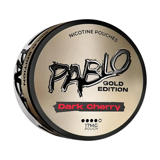 pablo dark cherry – gold edition nicotine pouches 17mg