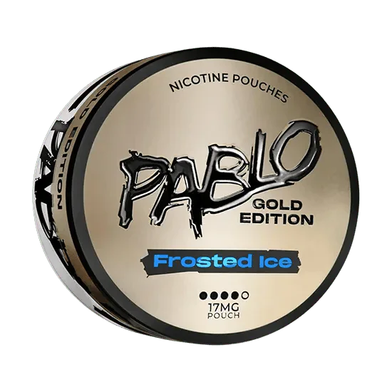 pablo frosted ice – gold edition nicotine pouches 17mg