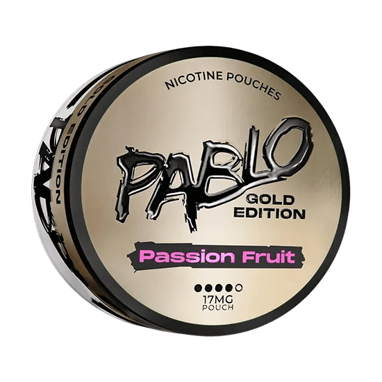 pablo passion fruit – gold edition nicotine pouches 17mg