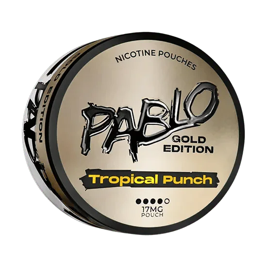 pablo tropical punch – gold edition nicotine pouches 17mg