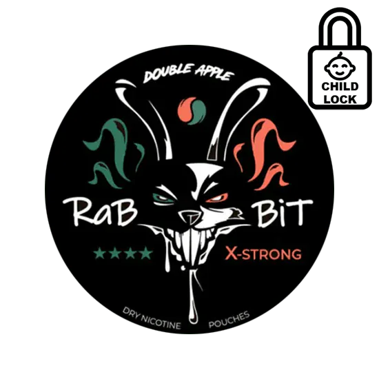 rabbit double apple nicotine pouches