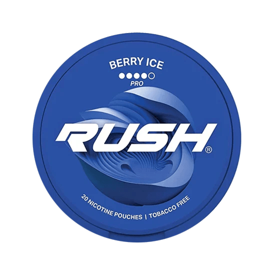 rush berry ice nicotine pouches