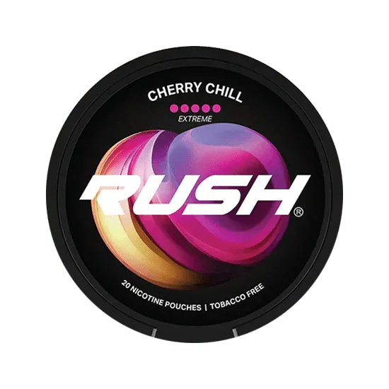 rush cherry chill extreme nicotine pouches