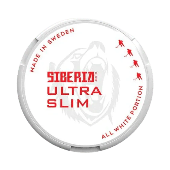SIBERIA All White Ultra Slim - 18mg - mint flavour, all-white nicotine pouch by GN Tobacco