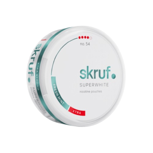 skruf fresh mint xtra nicotine pouches