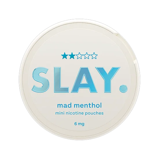 SLAY Mad Menthol 6mg Mint mini nicotine pouches
