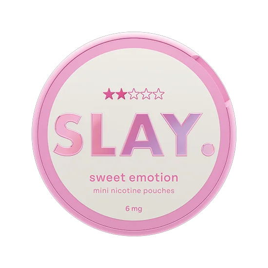 SLAY Sweet Emotion 6mg Bubblegum mini nicotine pouches