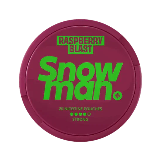 snowman raspberry blast 12mg nicotine pouches