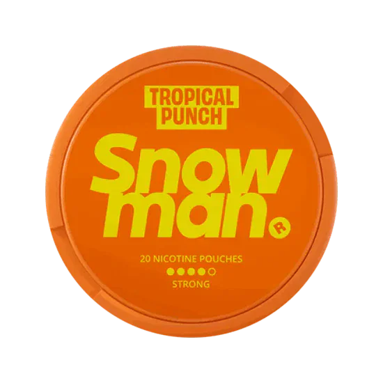 snowman tropical punch 12mg nicotine pouches