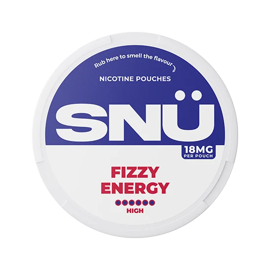 SNU Fizzy Energy 18mg slim nicotine pouches