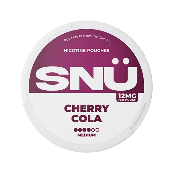 SNU Cherry Cola - 12mg slim pouches, flavour: Cherry, Cola