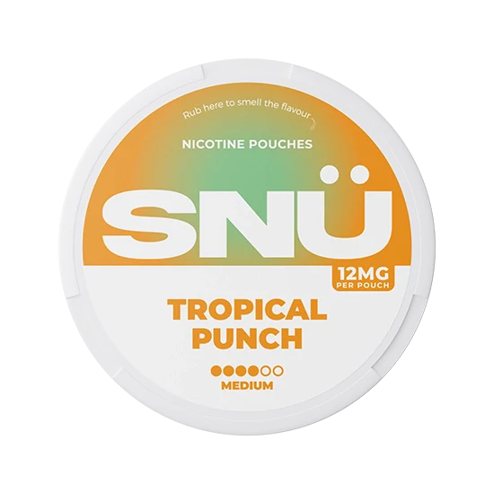 SNU Tropical Punch - 12mg slim pouches, flavour: Tropical Punch