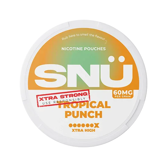 SNU Tropical Punch - 45mg slim pouches, flavour: Tropical Punch