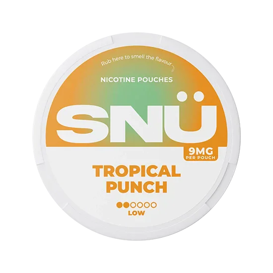 SNU Tropical Punch - 9mg slim pouches, flavour: Tropical Punch
