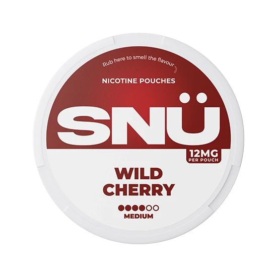 SNU Wild Cherry - 12mg slim pouches, flavour: Wild Cherry