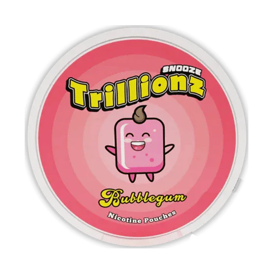 trillionz bubblegum - 150mg nicotine pouches
