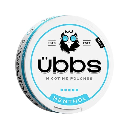 Übbs Menthol Max - Menthol flavour, all-white nicotine pouch by RV Karma Limited