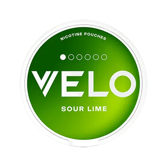 velo sour lime mini - 4 mg nicotine pouches
