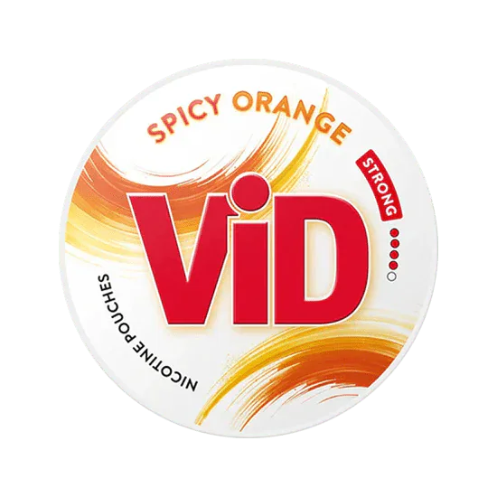 vid spicy orange strong nicotine pouches