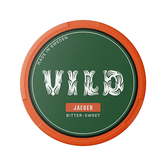 vild jaeger bitter sweet nicotine pouches