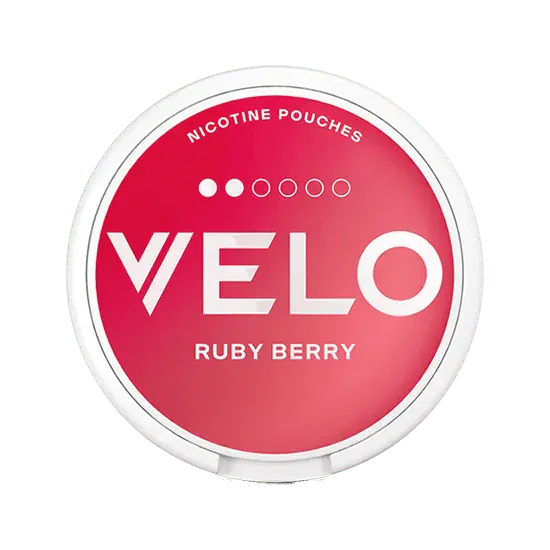 velo ruby berry - 6 mg nicotine pouches