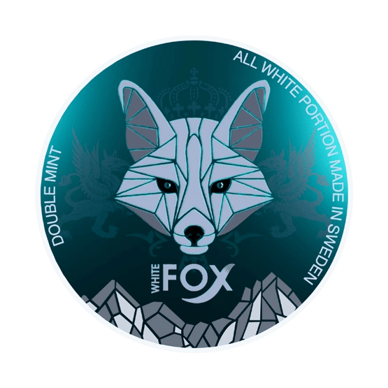 WHITE FOX Double Mint - 12mg - mint flavour, all-white nicotine pouch by GN Tobacco