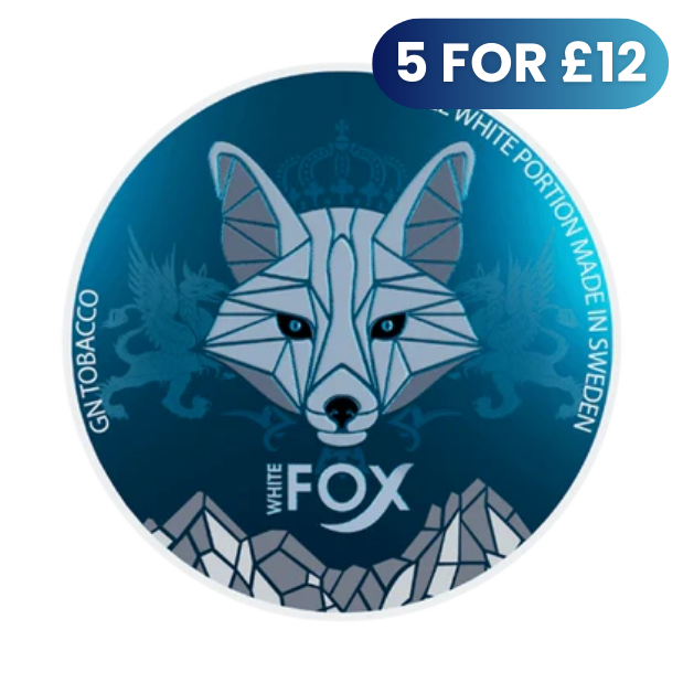 WHITE FOX Original One Paw - 6mg - mint flavour, all-white nicotine pouch by GN Tobacco