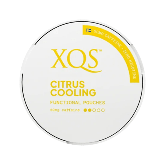 xqs citrus cooling 0 percent nicotine pouches