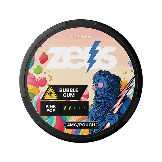 zeus bubble gum 8mg nicotine pouch