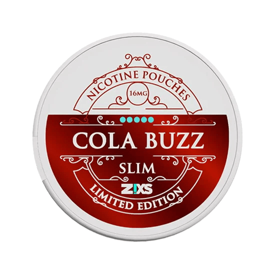 zixs cola buzz nicotine pouches