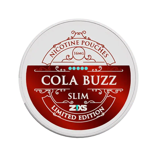 zixs cola buzz nicotine pouches
