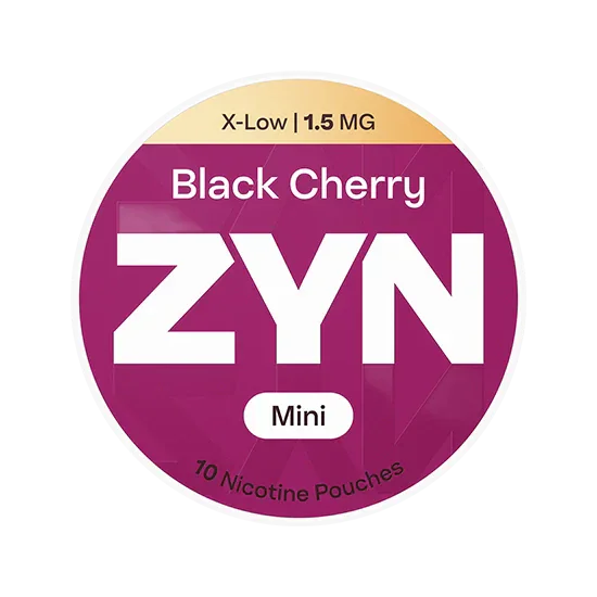 ZYN Black Cherry Mini - 1.5mg (10 Pouches) Black Cherry mini pouches