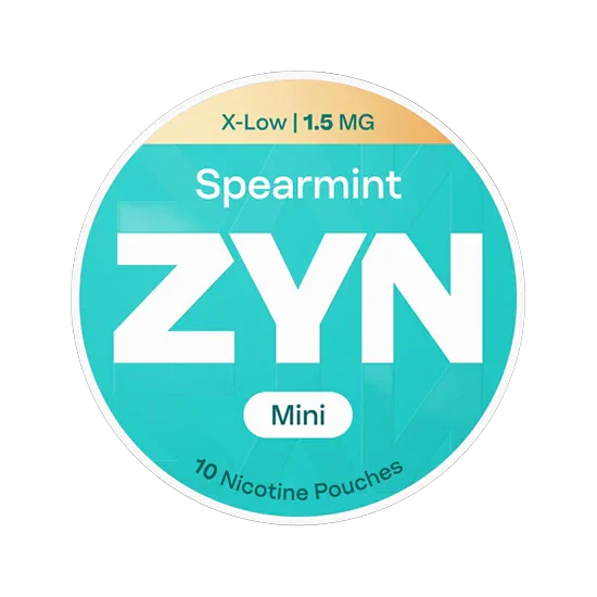 ZYN Spearmint Mini - 1.5mg (10 Pouches) Spearmint mini pouches