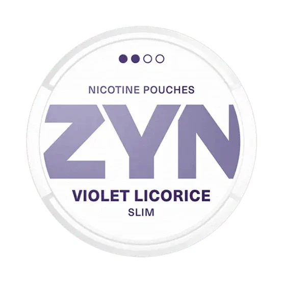 zyn violet licorice slim - 6.5mg nicotine pouches