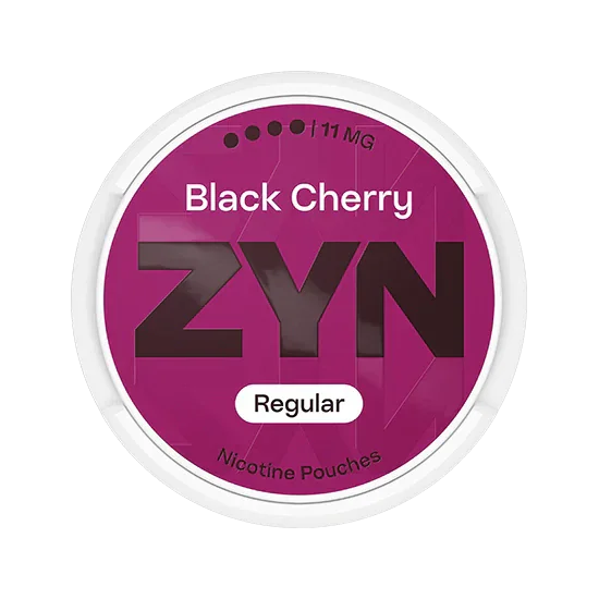 ZYN Black Cherry - 11mg - cherry flavour, all-white nicotine pouch by PMI