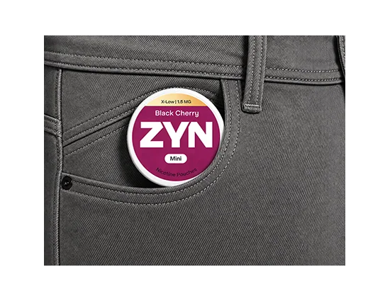 ZYN Black Cherry Mini - 1.5mg - cherry flavour, all-white nicotine pouch by PMI