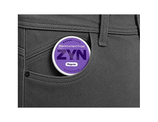 ZYN Blackcurrant Frost - 13.5mg - tingling, berry-fresh, crisp blackcurrant flavour, all-white nicotine pouch by PMI
