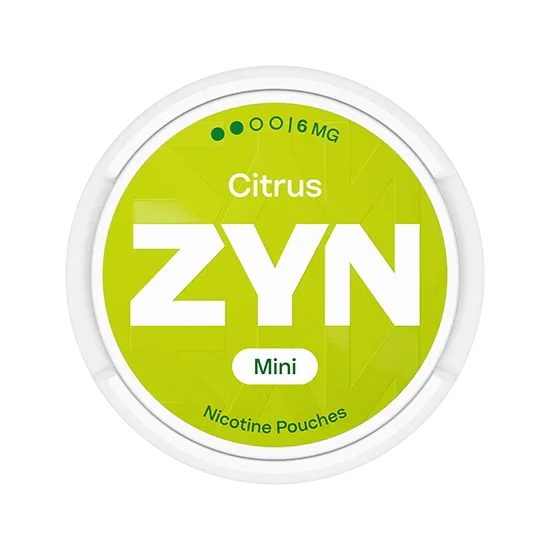 ZYN Citrus Mini - 6mg - crisp, refreshing, berry-fresh citrus flavour, all-white nicotine pouch by PMI