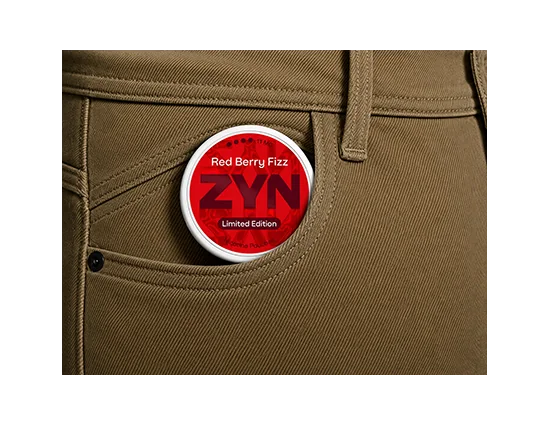 ZYN Red Berry Fizz 11mg - fizzy sparkling berry flavour, all-white nicotine pouch by PMI