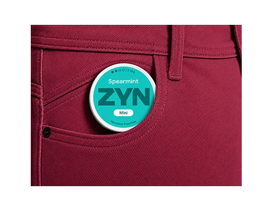 ZYN Spearmint Mini - 3mg - Mellow, smooth spearmint flavour, all-white nicotine pouch by PMI