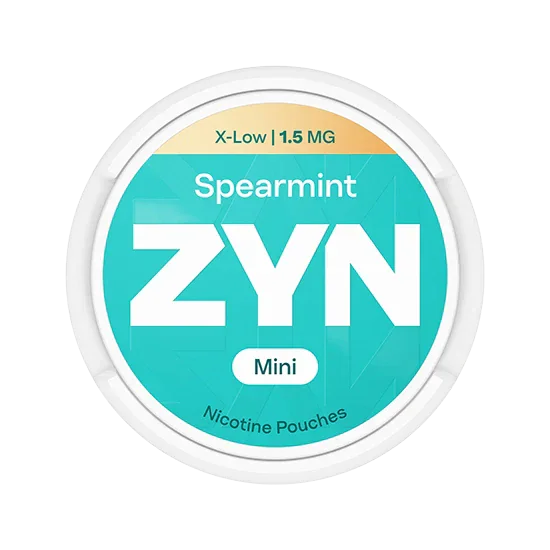 zyn spearmint mini - 1.5mg nicotine pouches