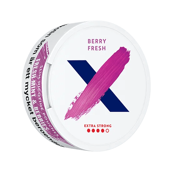 zone x berry fresh extra strong nicotine pouch