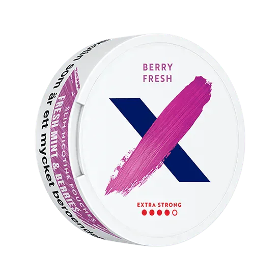 zone x berry fresh extra strong nicotine pouch